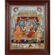 Siva Family Paarvathi Ganesh Murugan Tanjore Painting
