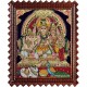 Shiva Family Paarvathi Ganesh Murugan Tanjore Painting