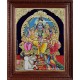 Shiva Darbar Family Paarvathi Ganesh Murugan Tanjore Painting