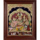 Shiva Parvati Ganesh Murugan Tanjore Painting Shiva Parvati Ganesh Murugan Tanjore Painting