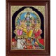 Shiva Darbar Siva Sakthi Ganesh Murugan Tanjore Painting