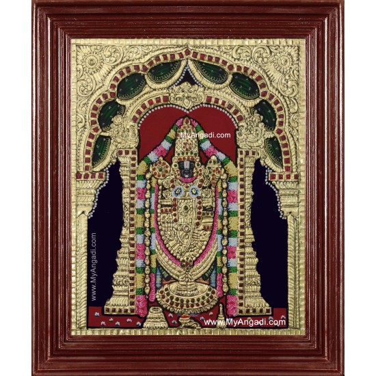 Tirupathi Balaji Tanjore Painting