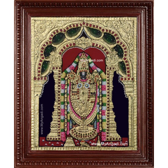 Tirupathi Balaji Tanjore Painting