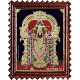 Tirupathi Perumal Balaji Tanjore Painting Tirupathi Perumal Balaji Tanjore Painting