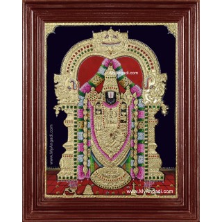 Tirupathi Perumal Balaji Tanjore Painting