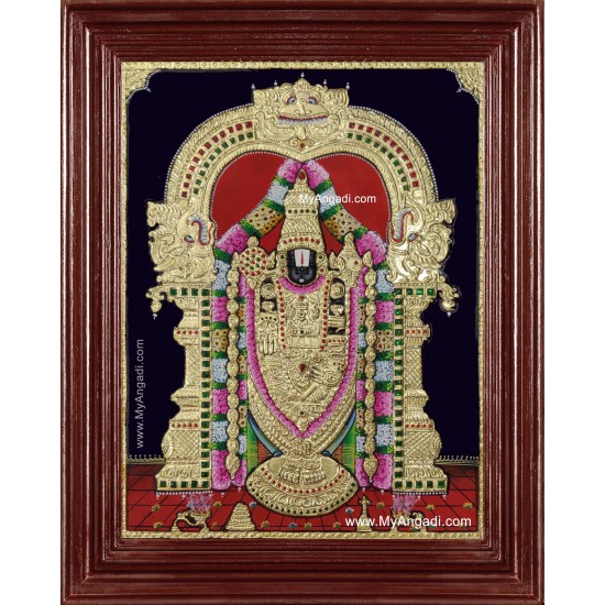 Tirupathi Perumal Balaji Tanjore Painting