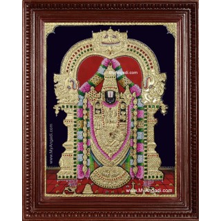 Tirupathi Perumal Balaji Tanjore Painting Tirupathi Perumal Balaji Tanjore Painting