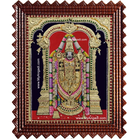 Tirupathi Venkateswara Tanjore Painting Tirupathi Venkateswara Tanjore Painting