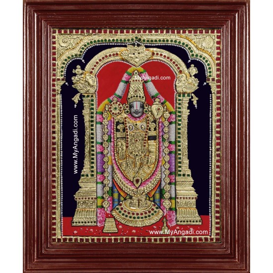 Tirupathi Venkateswara Tanjore Painting Tirupathi Venkateswara Tanjore Painting