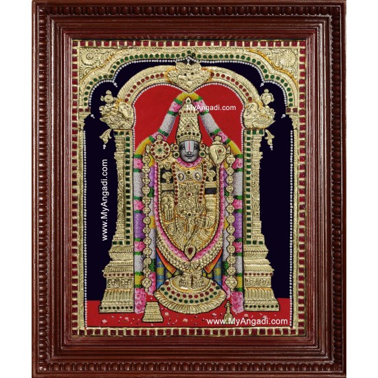 Tirupathi Venkateswara Tanjore Painting Tirupathi Venkateswara Tanjore Painting