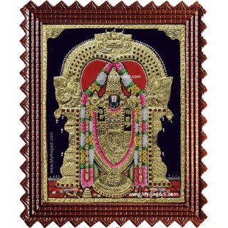 Tirumala Tirupathi Balaji Tanjore Painting