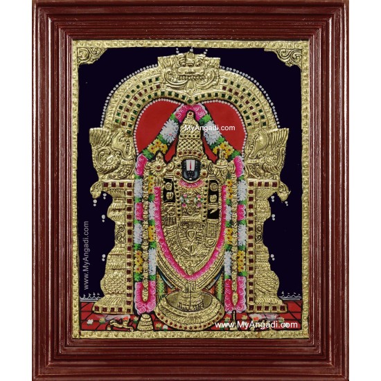 Tirumala Tirupathi Balaji Tanjore Painting