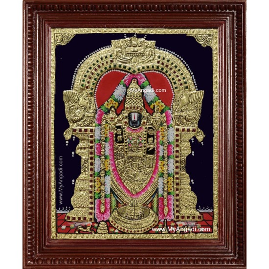 Tirumala Tirupathi Balaji Tanjore Painting