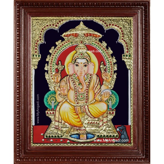 Sri Ganesha Tanjore Painting