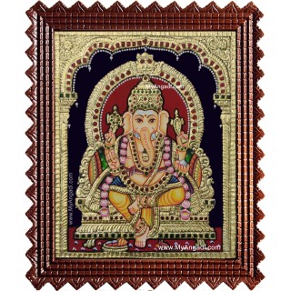 Vinayakar Tanjore Painting Vinayakar Tanjore Painting