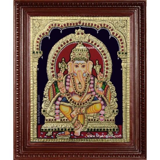 Vinayakar Tanjore Painting Vinayakar Tanjore Painting