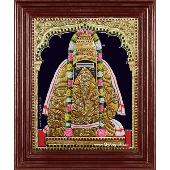 Pillayarpatti Karpaka Vinayakar Tanjore Painting
