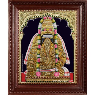 Pillayarpatti Karpaka Vinayakar Tanjore Painting