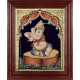 Music Ganesha Playing Veenai Tanjore Painting Music Ganesha Playing Veenai Tanjore Painting