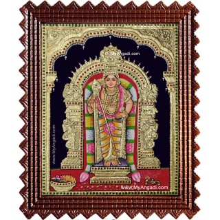 Skandan Tanjore Painting Skandan Tanjore Painting