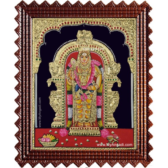 Lord Karthikeyan Tanjore Painting