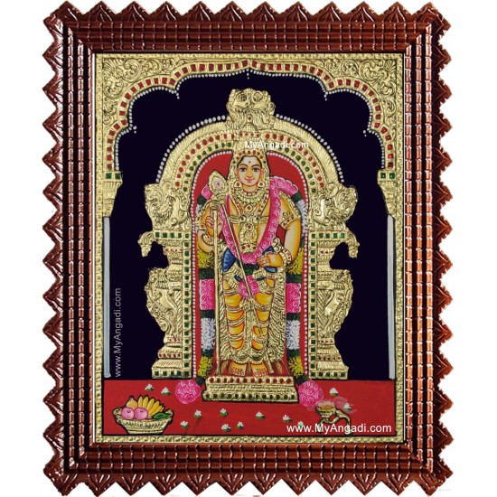 Lord Karthikeyan Tanjore Painting Lord Karthikeyan Tanjore Painting