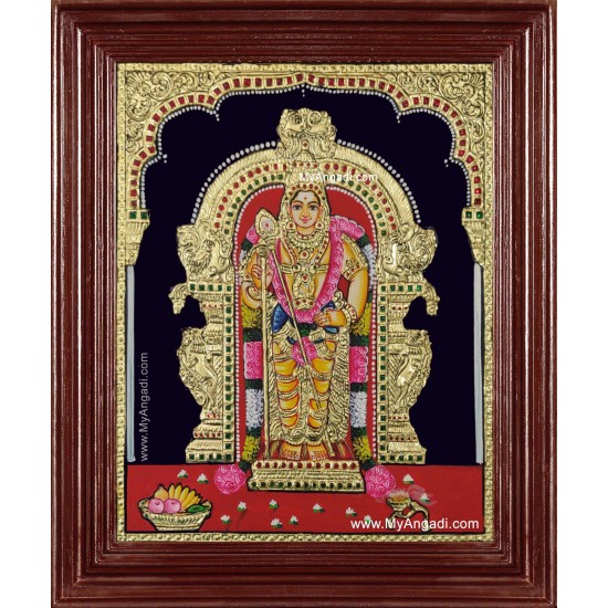 Lord Karthikeyan Tanjore Painting Lord Karthikeyan Tanjore Painting