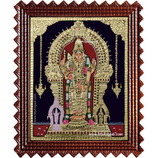 Thiruchendur Murugan Tanjore Painting Thiruchendur Murugan Tanjore Painting