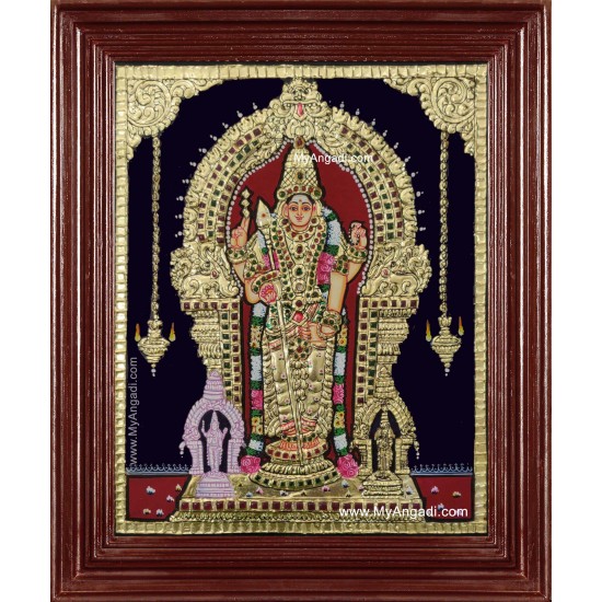 Thiruchendur Murugan Tanjore Painting Thiruchendur Murugan Tanjore Painting