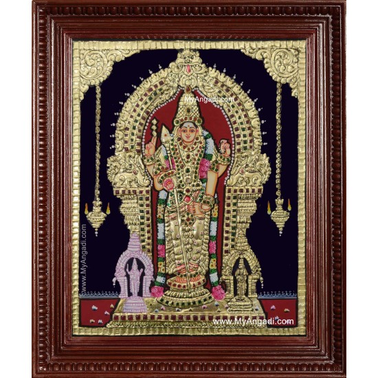 Thiruchendur Murugan Tanjore Painting Thiruchendur Murugan Tanjore Painting