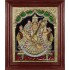 Goddess Saraswathi Devi Tanjore Painting