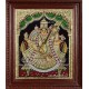 Goddess Saraswathi Devi Tanjore Painting