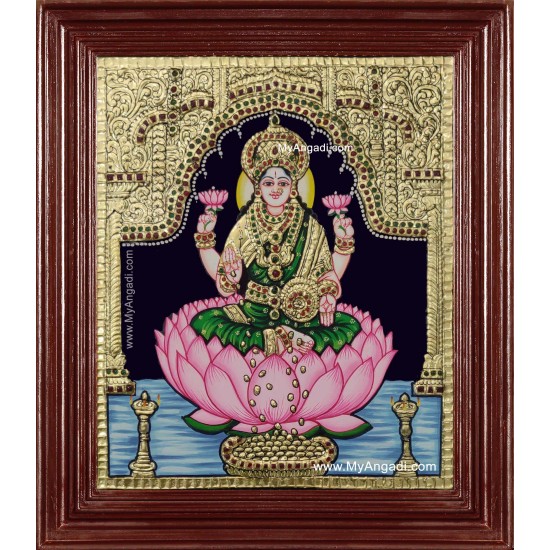 Dhana Lakshmi Tanjore Painting