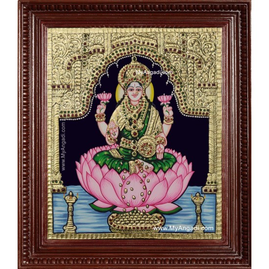 Dhana Lakshmi Tanjore Painting