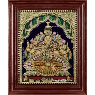 Iswarya Lakshmi Tanjore Painting