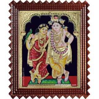 Radhe Krishna Tanjore Painting