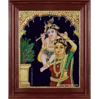 Yasodha Krishna Tanjore Painting