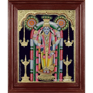 Guruvayur Krishna Tanjore Painting