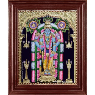 Guruvayoorappan Tanjore Painting