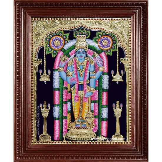 Guruvayoorappan Tanjore Painting