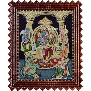 Ram Darbar Tanjore Painting