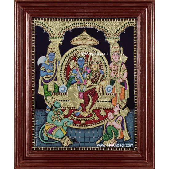 Ram Darbar Tanjore Painting