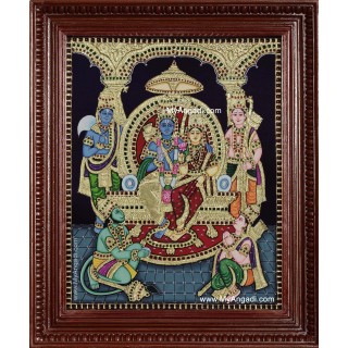 Ram Darbar Tanjore Painting