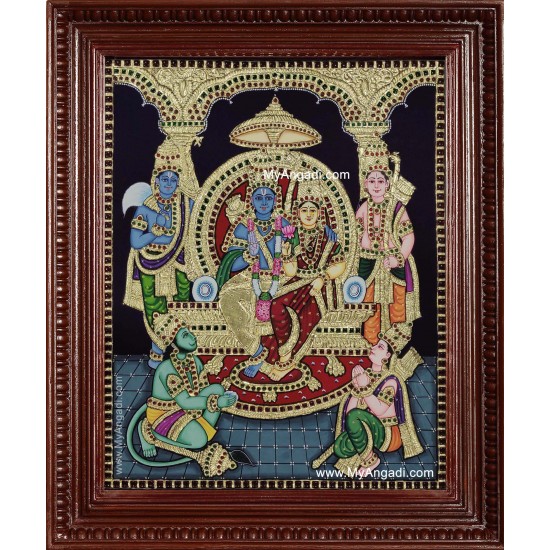 Ram Darbar Tanjore Painting Ram Darbar Tanjore Painting