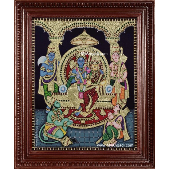 Ram Darbar Tanjore Painting