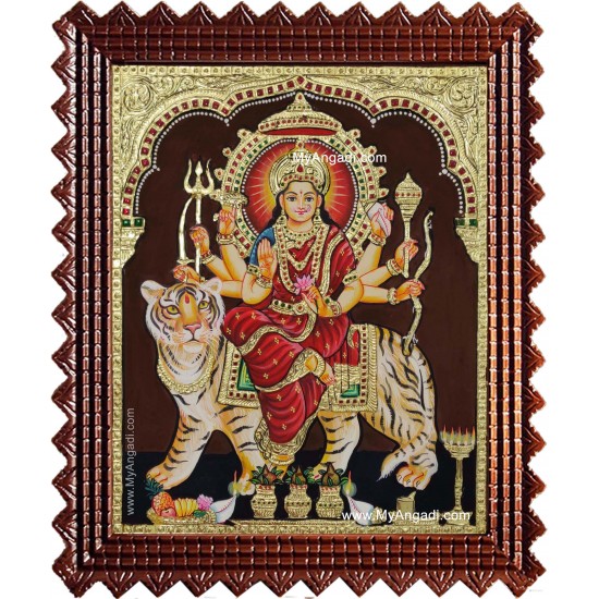 Durgai Amman Tanjore Painting