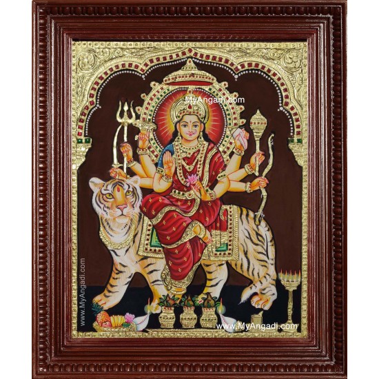 Durgai Amman Tanjore Painting