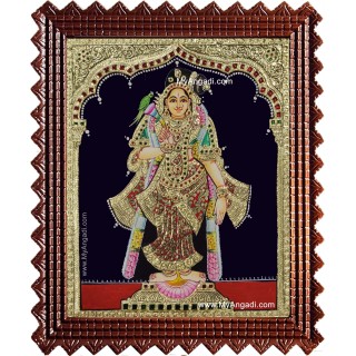 Shree Andaal Tanjore Painting Shree Andaal Tanjore Painting
