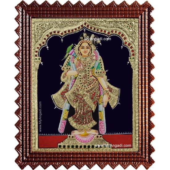 Shree Andaal Tanjore Painting