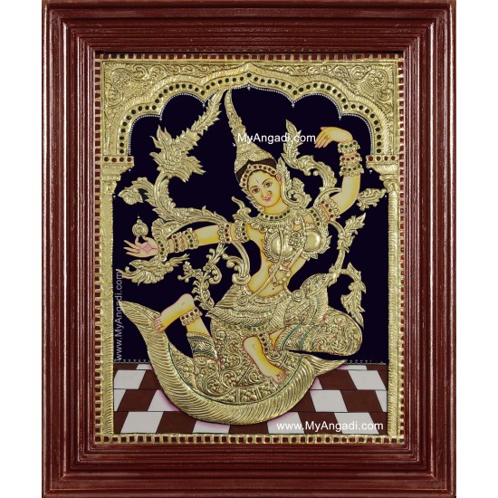 Indonesia Sita Tanjore Painting